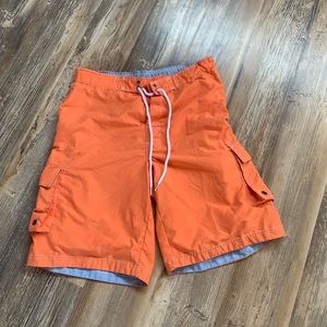 Tommy Hilfiger orange swim shorts
